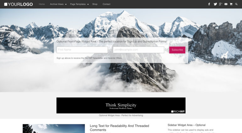 RichMaster - Professional & Personal WordPress Blog Theme