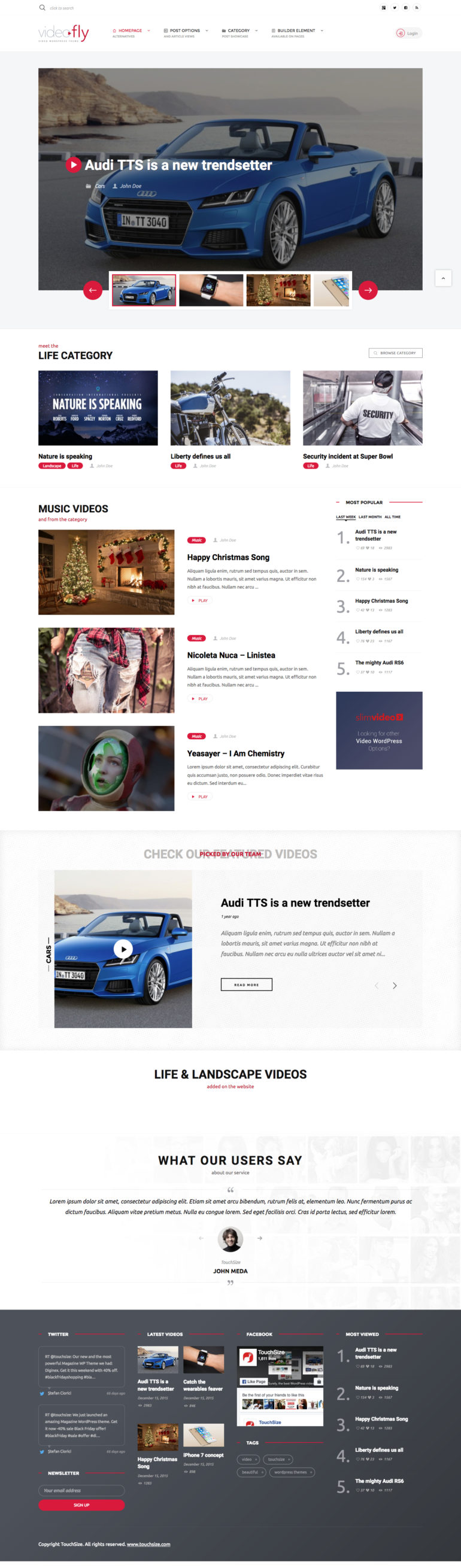 Videofly - WordPress Theme