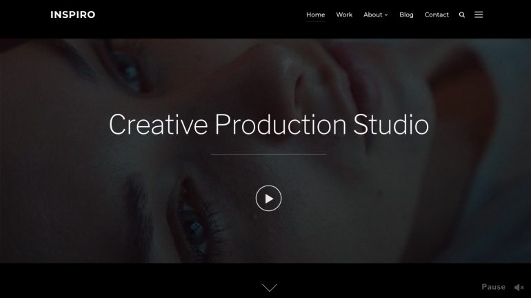 Inspirio Video Production Agency WordPressTheme